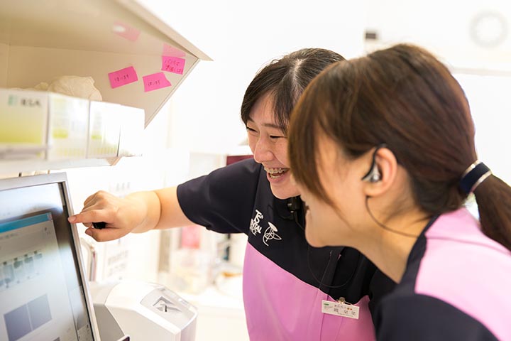 担当の先輩があなたの成長をサポート